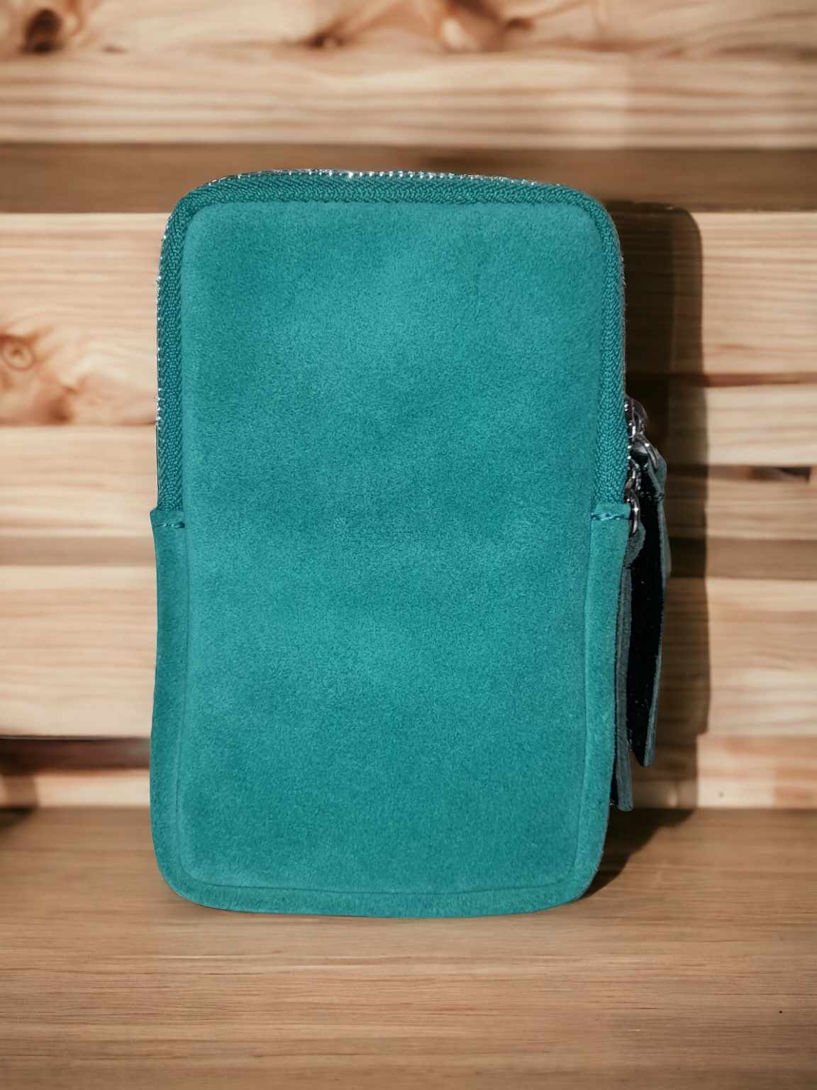 Pochette téléphone en cuir