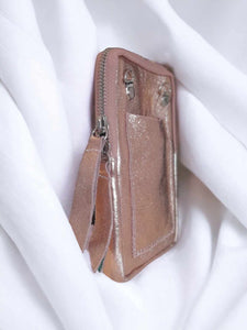 Pochette téléphone en cuir