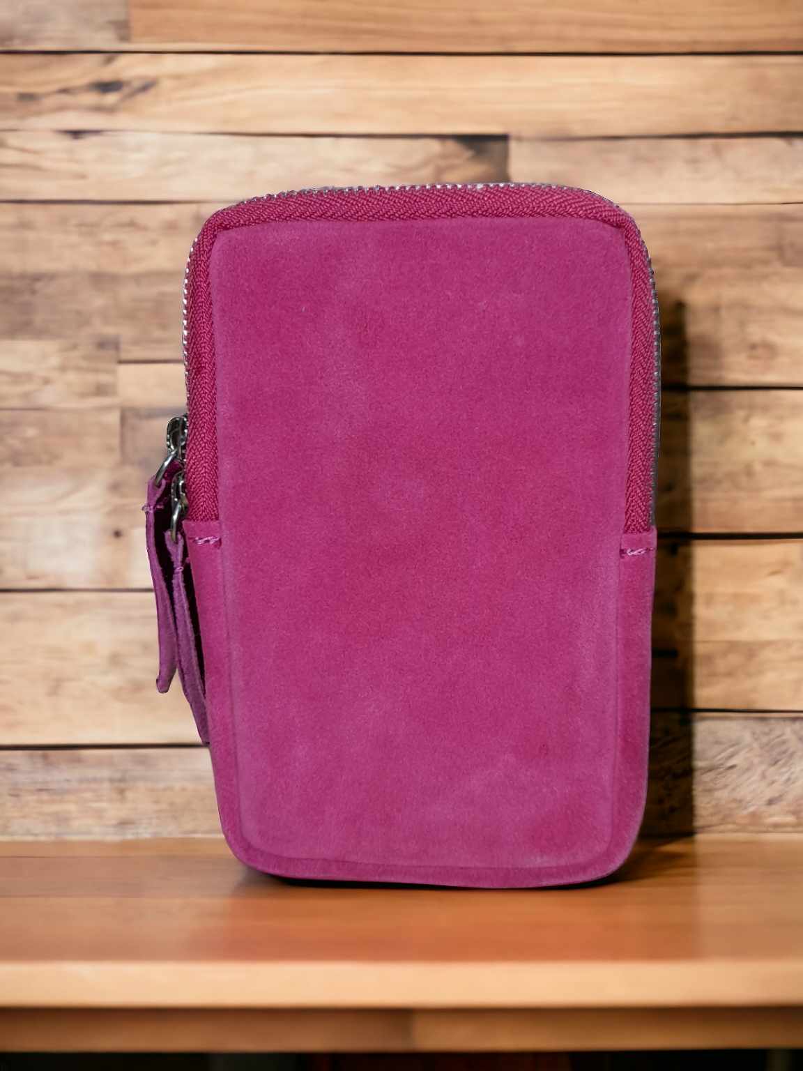 Pochette téléphone en cuir