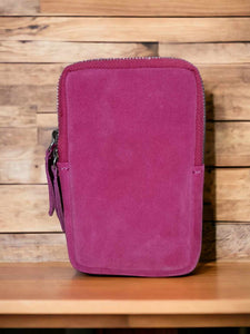 Pochette téléphone en cuir