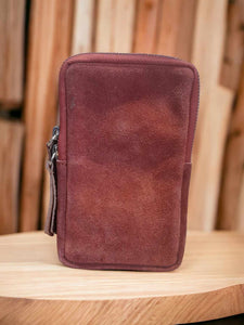 Pochette téléphone en cuir