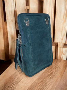 Pochette téléphone en cuir